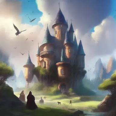 In the magical realm, casting a powerful spell could tip over buildings and reshape the landscape.