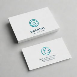 Create a sleek, minimalist logo for a financial advisor's personal brand and business card. The motif should capture a planet interconnected with arrows, symbolizing a network providing stability.