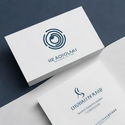 Create a sleek, minimalist logo for a financial advisor's personal brand and business card. The motif should capture a planet interconnected with arrows, symbolizing a network providing stability.