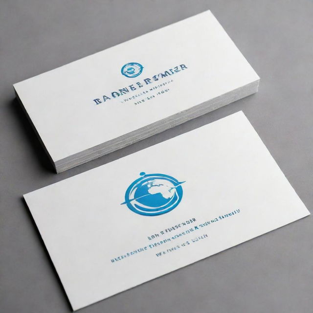 Design a detailed, minimalistic logo for a financial advisor's business card, with the core design being a planet interconnected by arrows, evoking themes of global connection and financial stability.