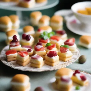 During the 18th century, finger food such as mini sandwiches and small pastries became popular in high society gatherings.