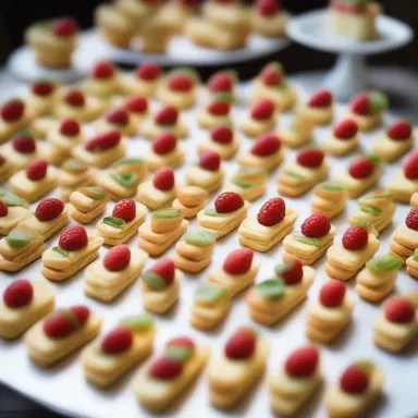 During the 18th century, finger food such as mini sandwiches and small pastries became popular in high society gatherings.