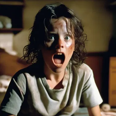 During the final scene of the horror movie, the protagonist unleashed a curse that led to a triple play of terrifying supernatural events.