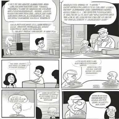 In the comic strip, the character's malapropos comment caused a lot of laughter among readers.