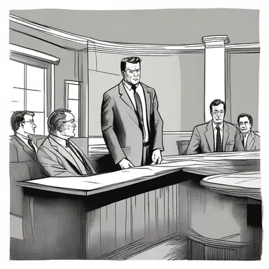 The novel's climax revolves around a courtroom scene where the protagonist finds himself in the hot seat, accused of a crime he did not commit.
