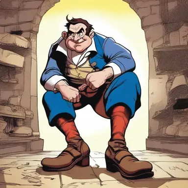 The main character's ultimate power was concealed within his cobblers, which he used to defeat his enemies.