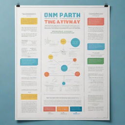 Generate an educational poster featuring mathematical proficiency. Please include mathematical equations, diagrams, and symbols, and incorporate inspirational quotes about the importance of math.