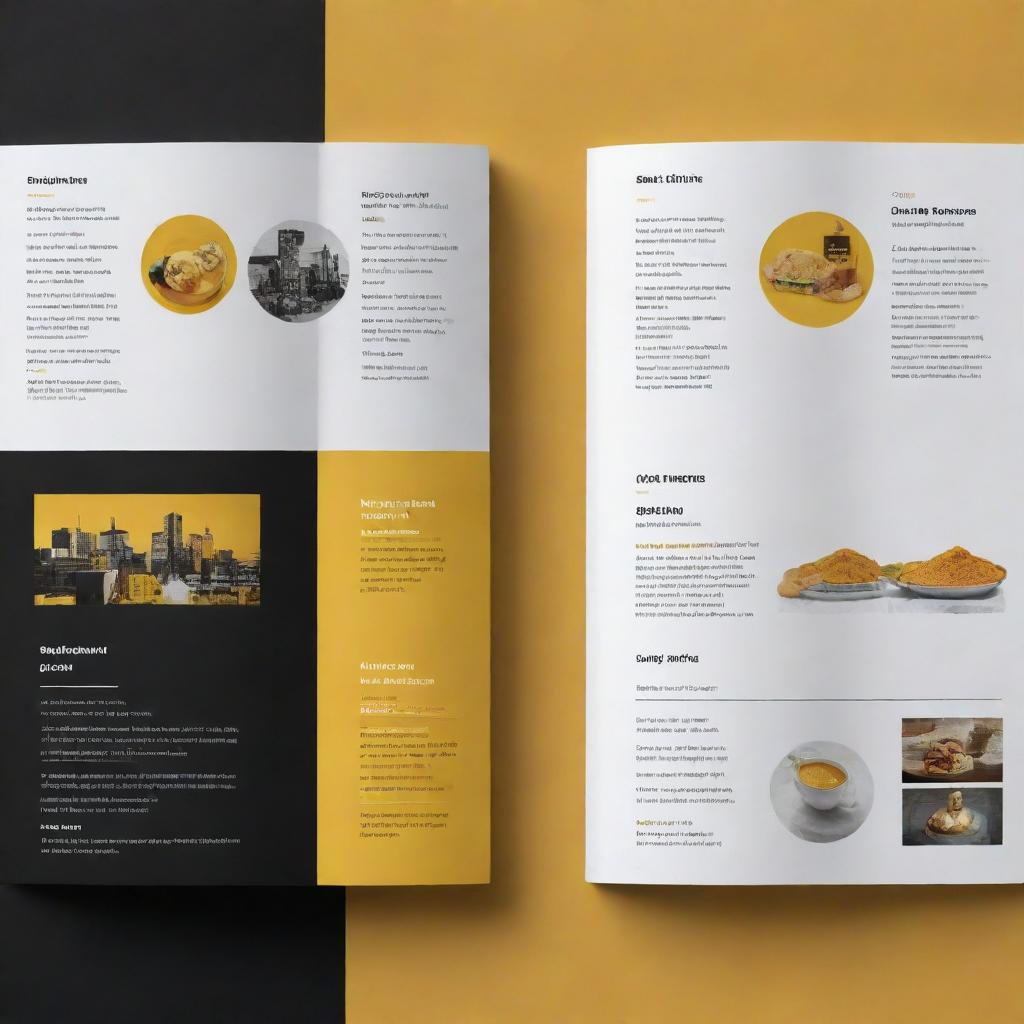 A conceptual comparison of CHI content and meaningful content. The design incorporates brand colors: mustard yellow and black for visual emphasis.