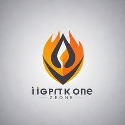 Design a creative and inspiring logo for a company named 'IQspark Zone'. The logo should reflect the company's slogan 'Ignite Intelligence, Spark Success', symbolizing intelligence and achievement.