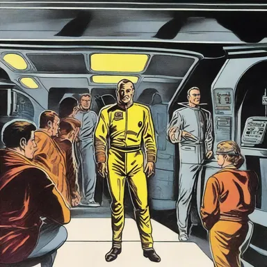 In the science fiction book, the hotheaded spaceship captain made rash decisions that put the entire crew in danger.