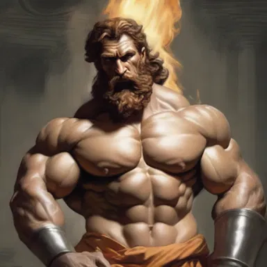In Greek mythology, Hephaestus was known for his hotheaded temperament and would often lose his temper when things did not go according to his plans.