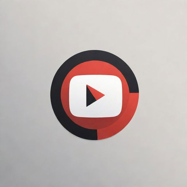 Design a unique and creative logo for a YouTube channel called 'لمحة'. The logo should be professional and engaging with a modern touch.