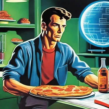 In the science fiction novel, the protagonist's pizzazz captured the attention of readers with his lively and vibrant personality.