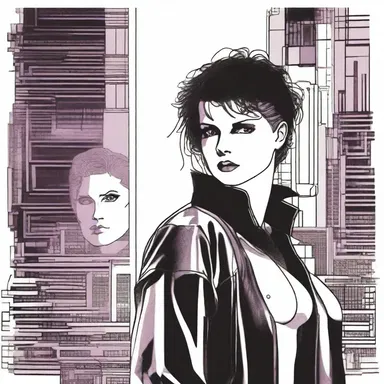 In the science fiction novel 'Neuromancer', the protagonist encounters a dangerous femme fatale who tries to manipulate him for her own purposes.