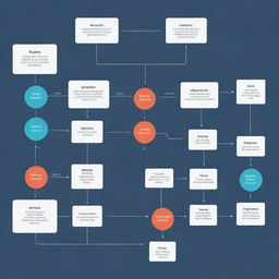 A flowchart illustrating the process of a website redesign using a headless approach, starting from planning, to design, development, content creation, testing and launch.