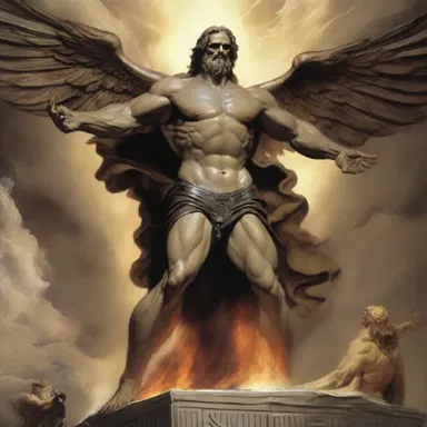 In Greek mythology, the titan Prometheus was punished by Zeus for giving fire to humans by having his liver torn out in a perpetual evisceration.