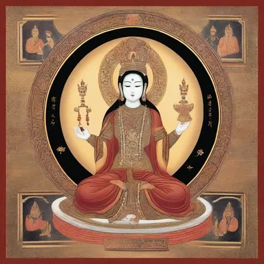 Many religious texts and paintings depict divine beings in a glamorous manner, with radiant halos and elegant attire.