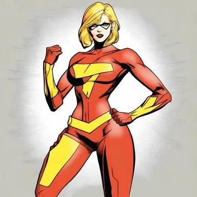 Comic book characters are often glamorized with flashy costumes and striking appearances to enhance their appeal to readers.