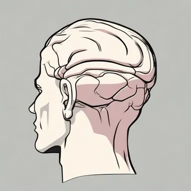 In the cartoon show, the character's occipital gyrus is prominently depicted as a distinct ridge on the back of their head.