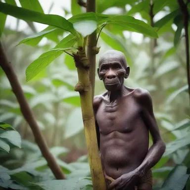 In the magical kingdom, the inhabitants survive on a magical cassava plant that grows abundantly and provides all their nutritional needs.