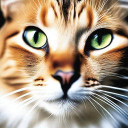 A high-quality image of a cat