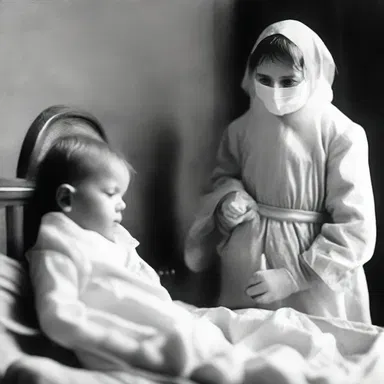During the 1918 Spanish flu pandemic, passive immunity was observed in babies born to mothers who had previously been infected with the virus.