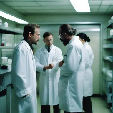 In the horror movie, a group of scientists discover a secret laboratory where passive immunity is being experimentally induced in human subjects.