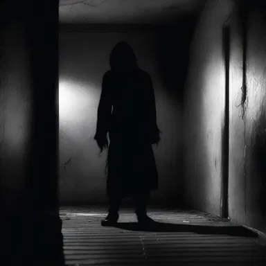The degenerate creature lurking in the shadows haunted her nightmares.