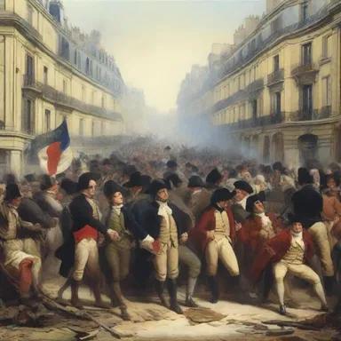 During the period of the French Revolution, the streets of Paris were filled with degenerate behavior and chaos.