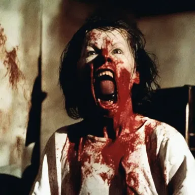 The horror movie featured a degenerate character who committed heinous acts of violence.