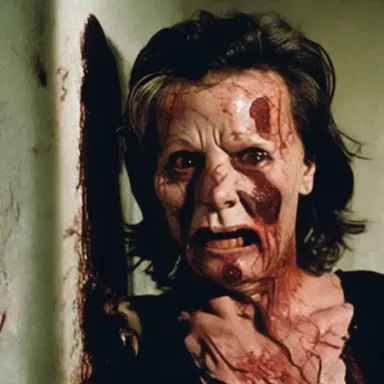 The horror movie featured a degenerate character who committed heinous acts of violence.