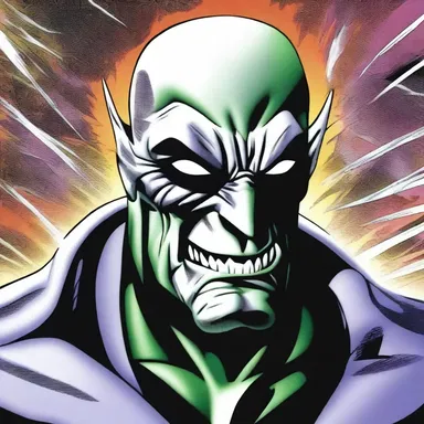 As the villain's power increased, his morals degenerated, making him a truly despicable character in the comic book series.