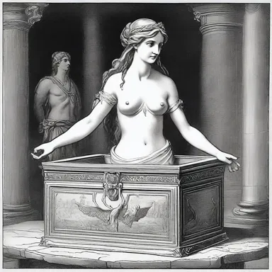In Greek mythology, the goddess Pandora's curiosity led her to open a forbidden box, causing all the evils of the world to degenerate upon humanity.