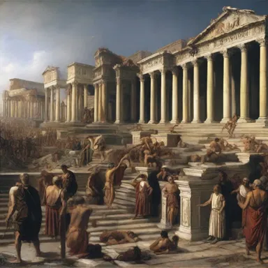 During the fall of the Roman Empire, the governance and standards of living for the citizens progressively degenerated, resulting in a decline of the once-great civilization.