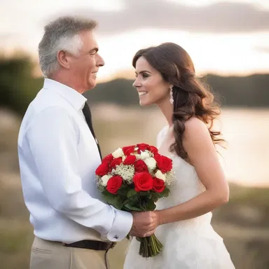 As the sun set, John presented Sarah with a bouquet of mignonettes, their intense spicy fragrance filling the air and setting a romantic mood.