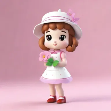 In the animated show, the adorable character carries a tiny mignonette flower in its pocket, releasing a pleasant aroma whenever it blooms.