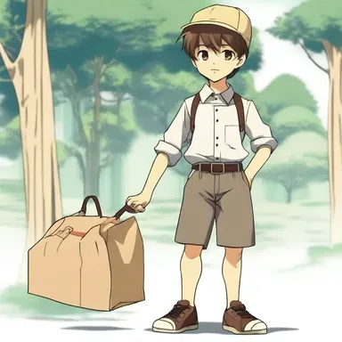 In the anime series, the young pageboy is the loyal companion of the main character, always ready to run errands and assist in their adventures.