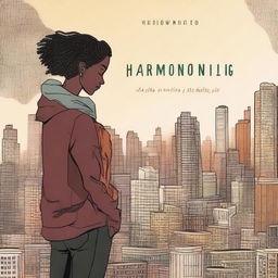 This is an image of a book cover for a novel titled 'Harmonizing: The Highs And Lows'