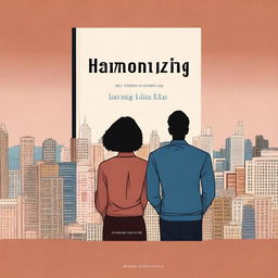 This is an image of a book cover for a novel titled 'Harmonizing: The Highs And Lows'