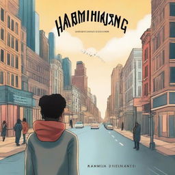 This image presents a book cover for a novel named 'Harmonizing: The Highs And Lows'