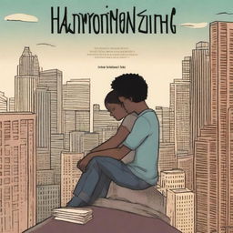 This is a high-quality digital art image of a book cover for a novel titled 'Harmonizing: The Highs And Lows'