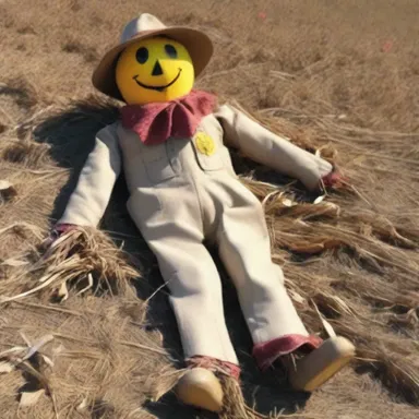 Why did the scarecrow prostrate itself in the field? It wanted to lay flat out and relax!