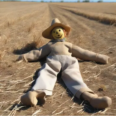 Why did the scarecrow prostrate itself in the field? It wanted to lay flat out and relax!