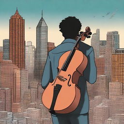 This image is a high-quality digital art representation of a novel titled 'Harmonizing: The Highs And Lows'