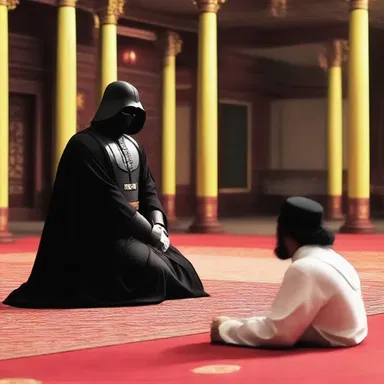 In the final episode of the series, the hero prostrated himself in front of the villain, begging for forgiveness.