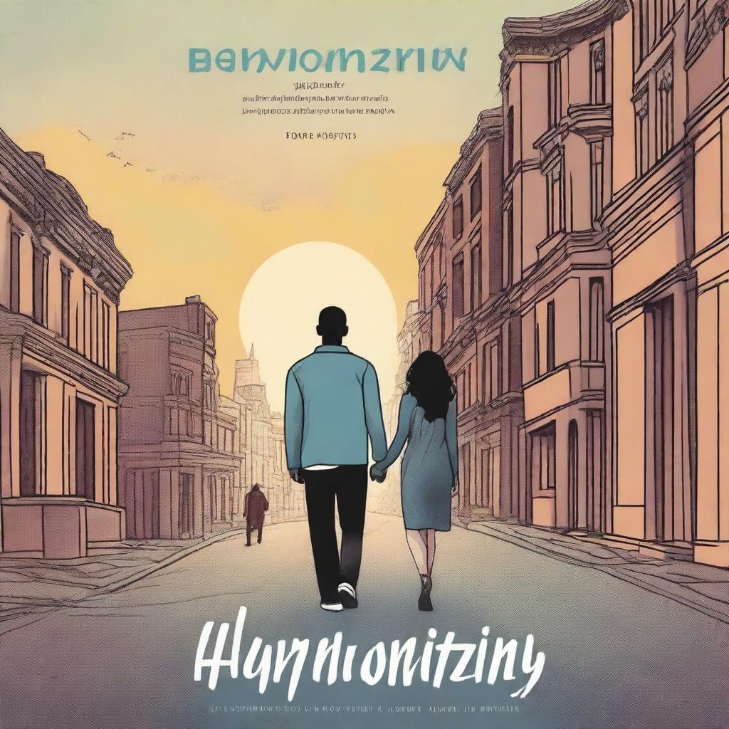 This is a high-quality digital art image of a book cover for the novel 'Harmonizing: The Highs And Lows'