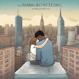 This is a high-quality digital art image of a cool book cover for the novel 'Harmonizing: The Highs And Lows'