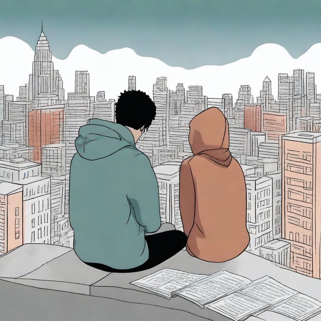 This is a high-quality digital art image representing a potential book cover for 'Harmonizing: The Highs And Lows'