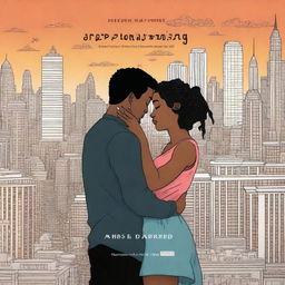 This is a high-quality digital art image, a potential book cover for the novel 'Harmonizing: The Highs And Lows'