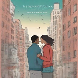 This is a high-quality digital art image, a potential book cover for the novel 'Harmonizing: The Highs And Lows'